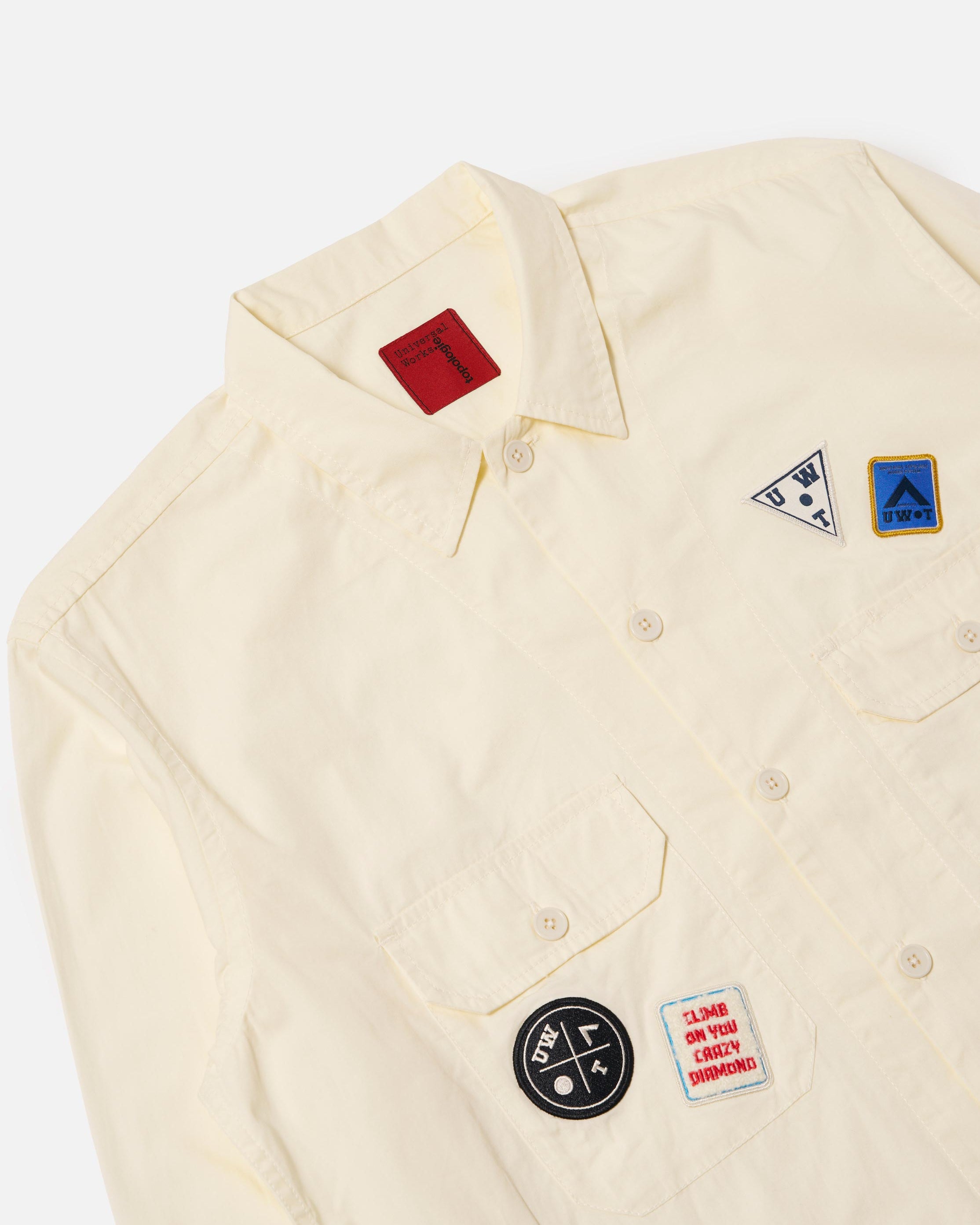 Topologie X Universal Works Utility Shirt / Ecru