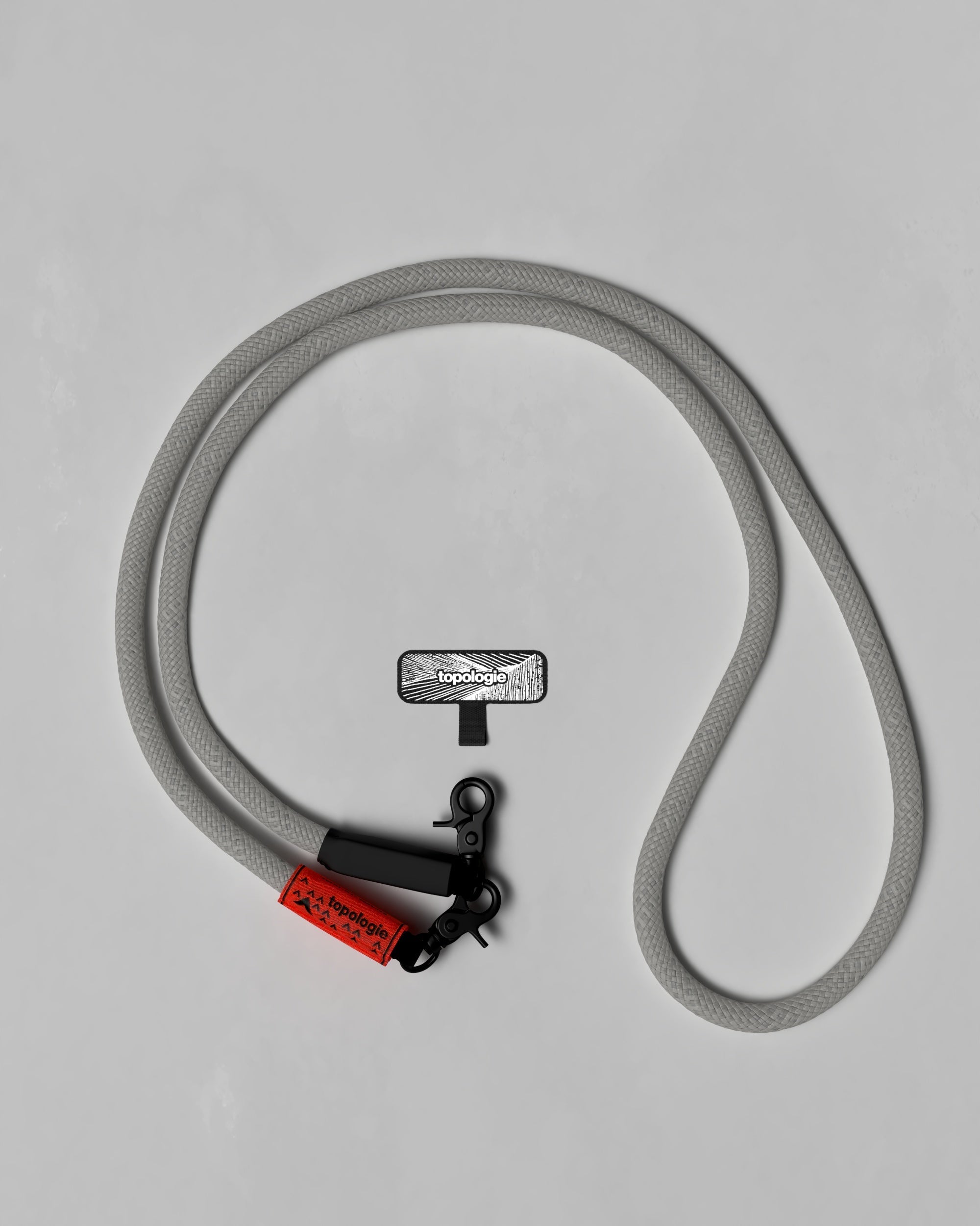 Phone Strap Adapter / 10mm Rope / Grey Reflective
