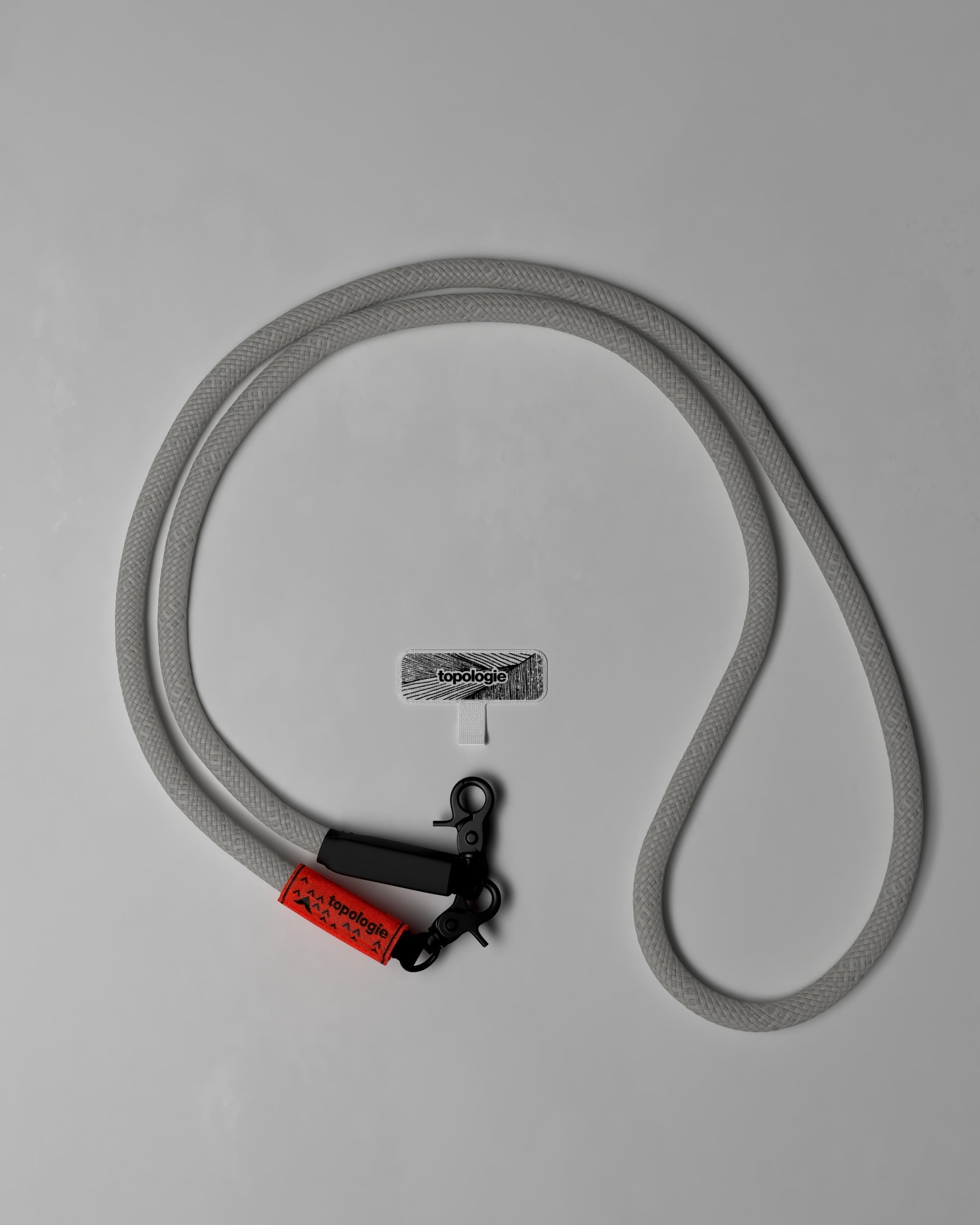 Phone Strap Adapter / 10mm Rope / Grey Reflective