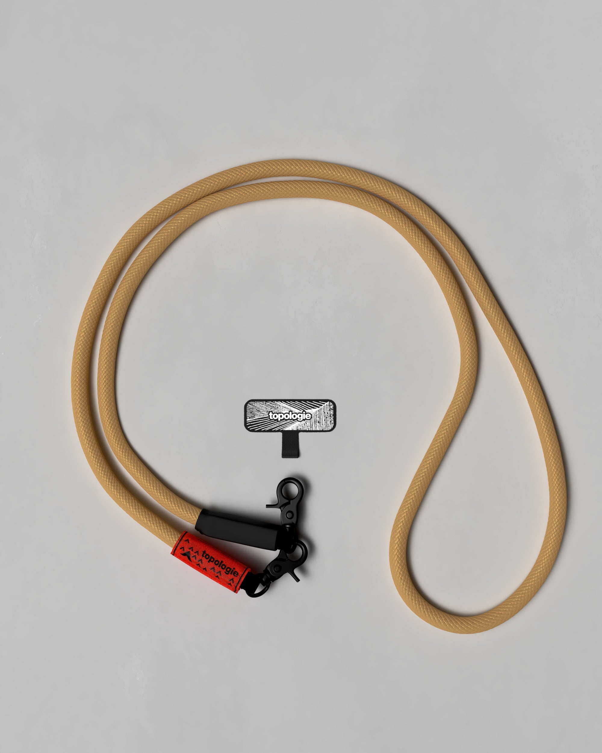 Phone Strap Adapter / 10mm Rope / Khaki Solid