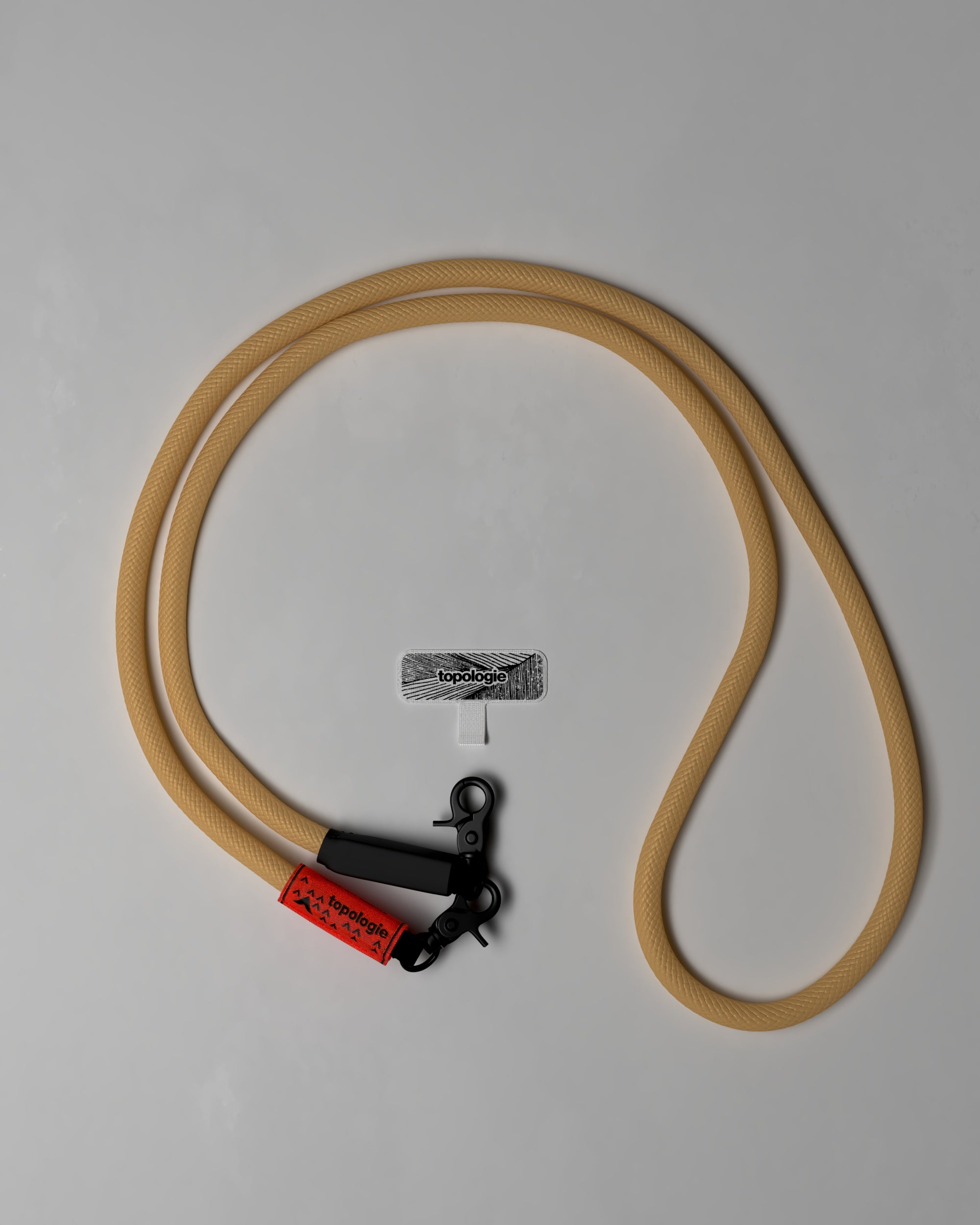 Phone Strap Adapter / 10mm Rope / Khaki Solid