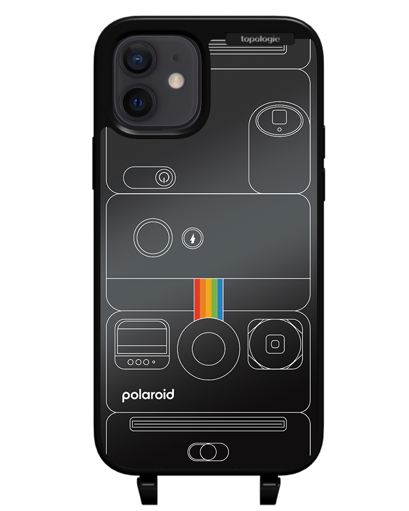 Polaroid x Topologie Bump Phone Case / Matte Black / Black Mirror / Camera Black