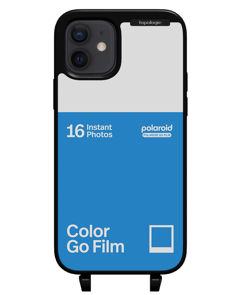 Polaroid x Topologie Bump Phone Case / Matte Black / Color Go Film Azure