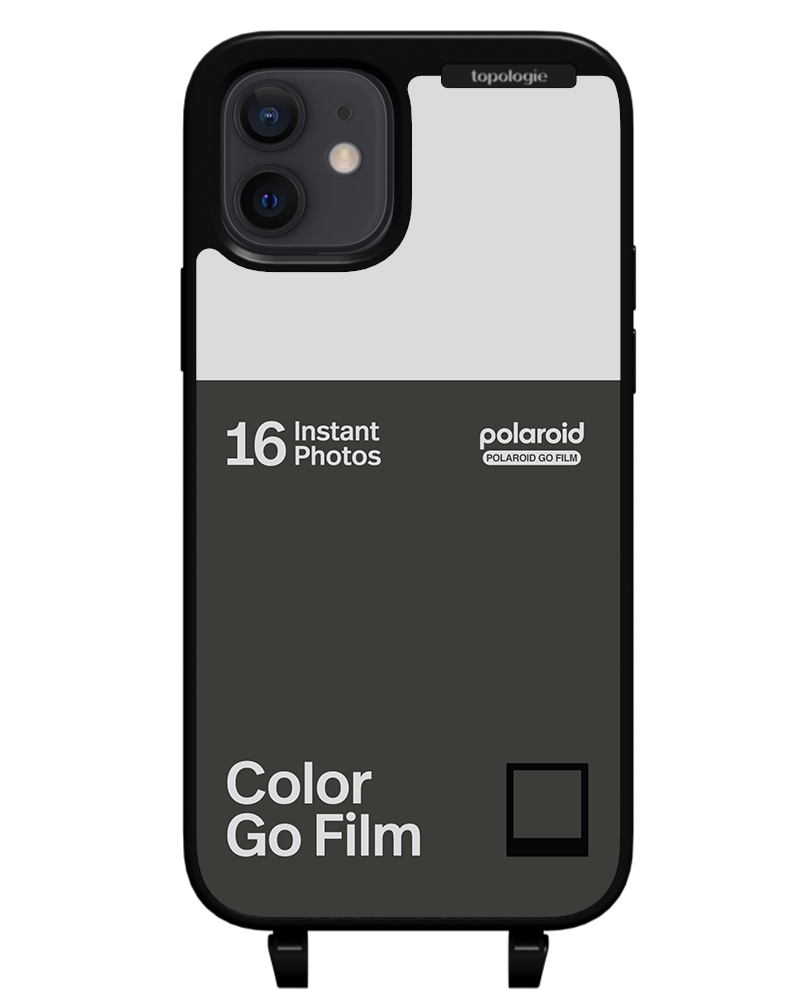 Polaroid x Topologie Bump Phone Case / Matte Black / Color Go Film Black