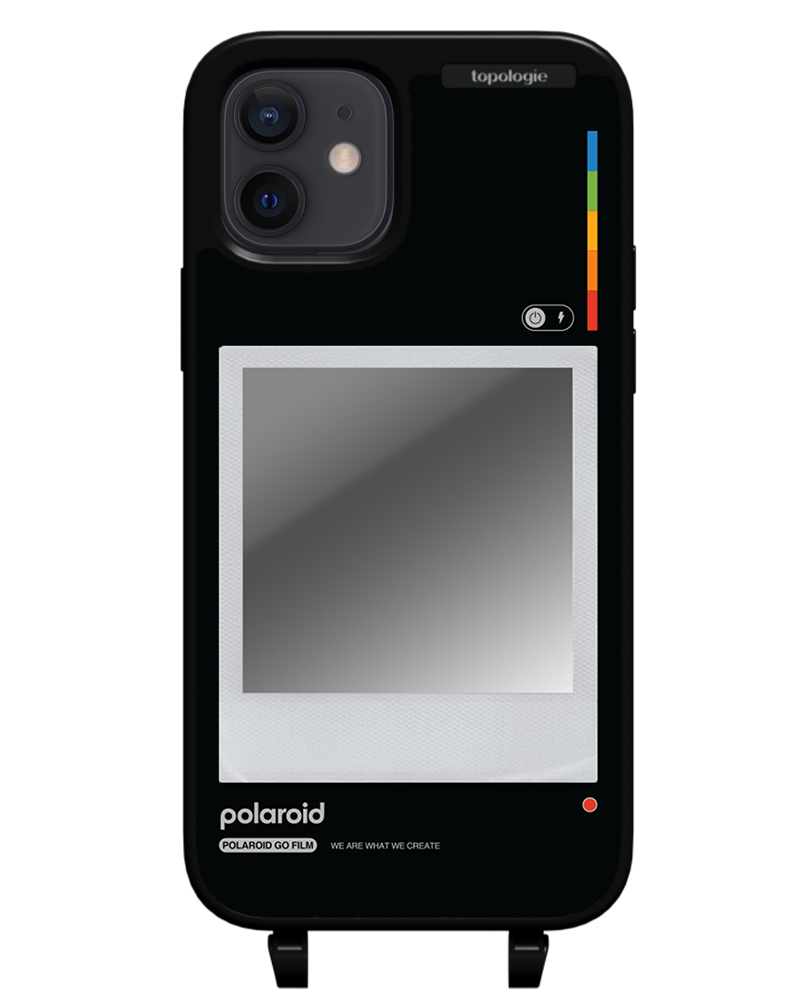 Polaroid x Topologie Bump Phone Case / Matte Black / Silver Mirror / Frame Black