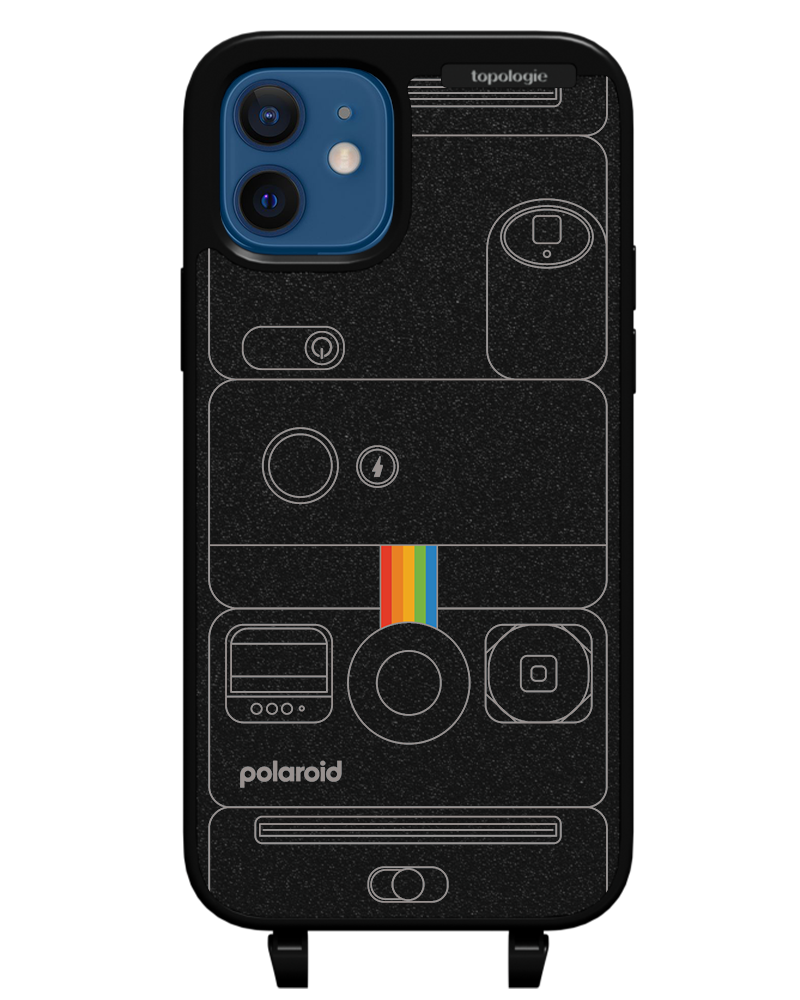 Polaroid x Topologie Bump Phone Case / Matte Black / Camera Black