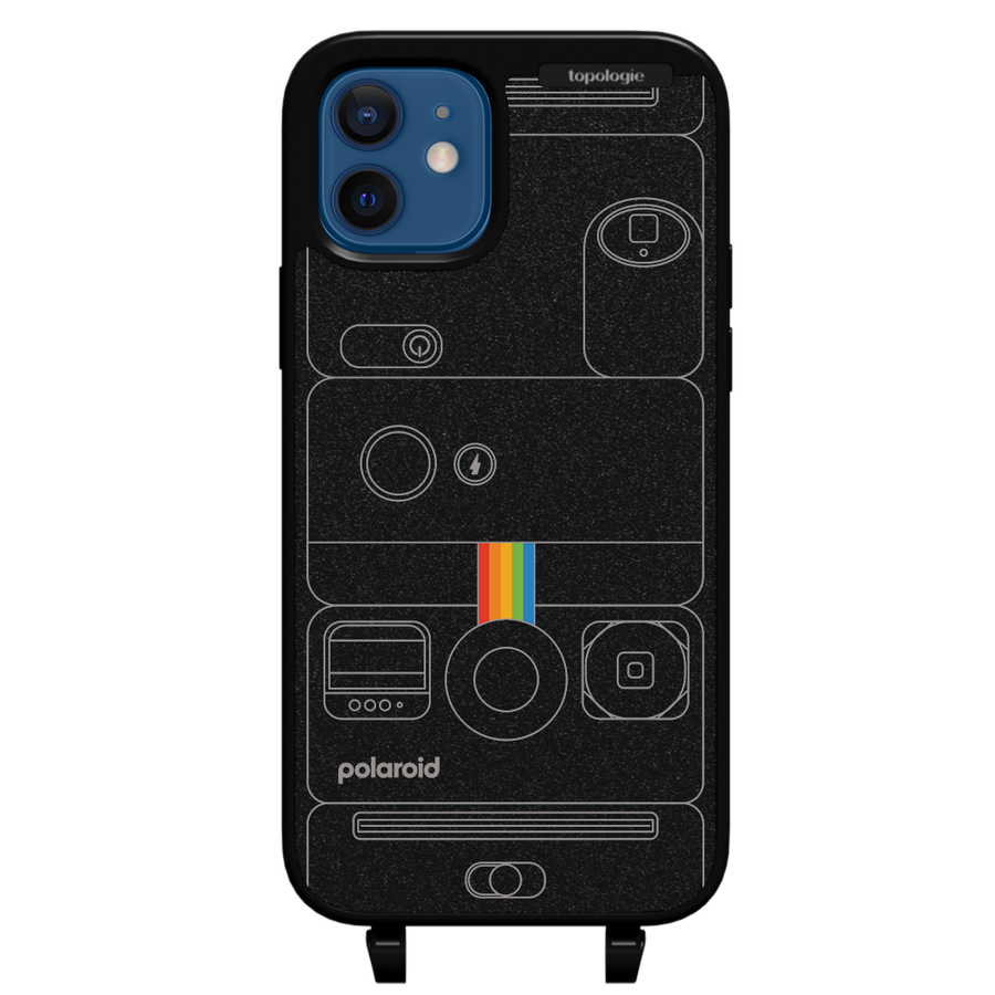 Polaroid x Topologie Bump Phone Case / Matte Black / Camera Black