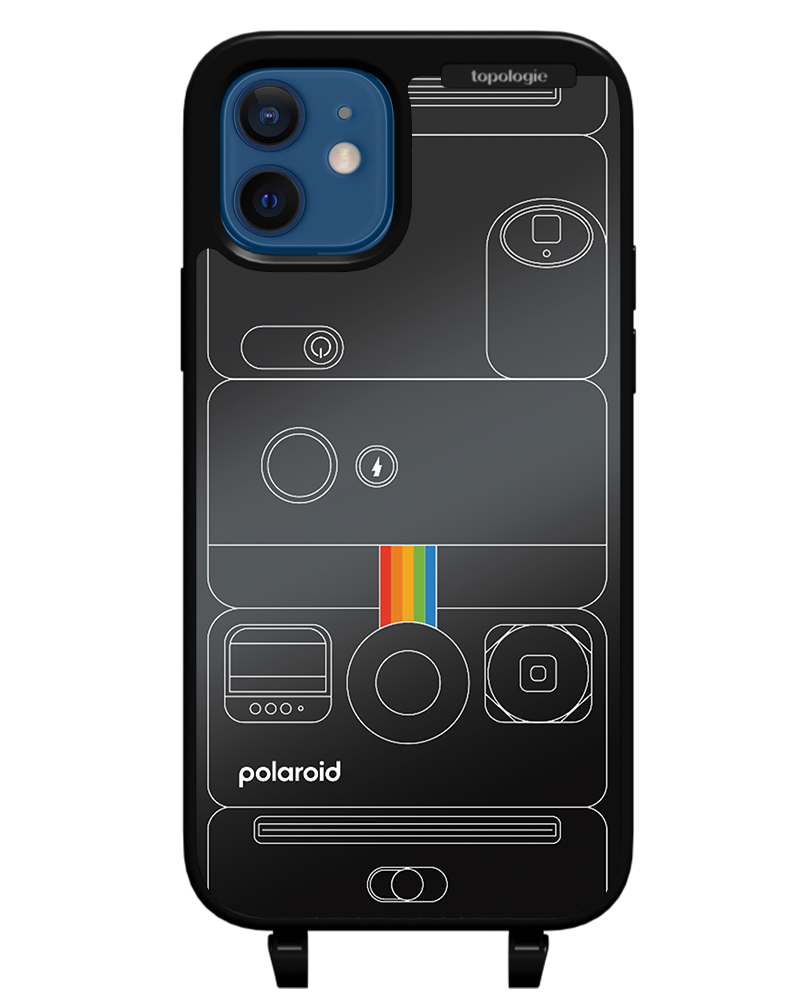 Polaroid x Topologie Bump Phone Case / Matte Black / Black Mirror / Camera Black