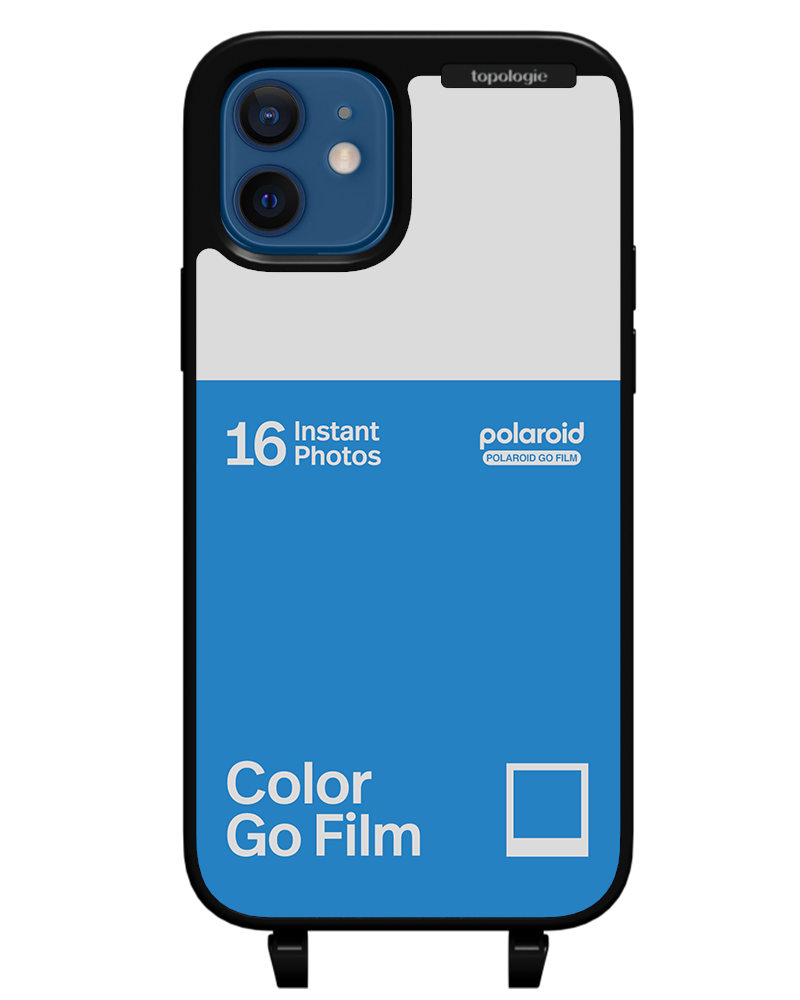 Polaroid x Topologie Bump Phone Case / Matte Black / Color Go Film Azure