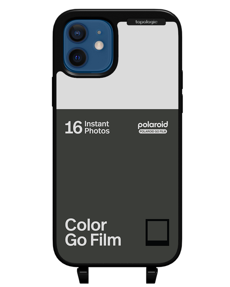 Polaroid x Topologie Bump Phone Case / Matte Black / Color Go Film Black
