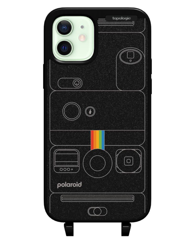 Polaroid x Topologie Bump Phone Case / Matte Black / Camera Black