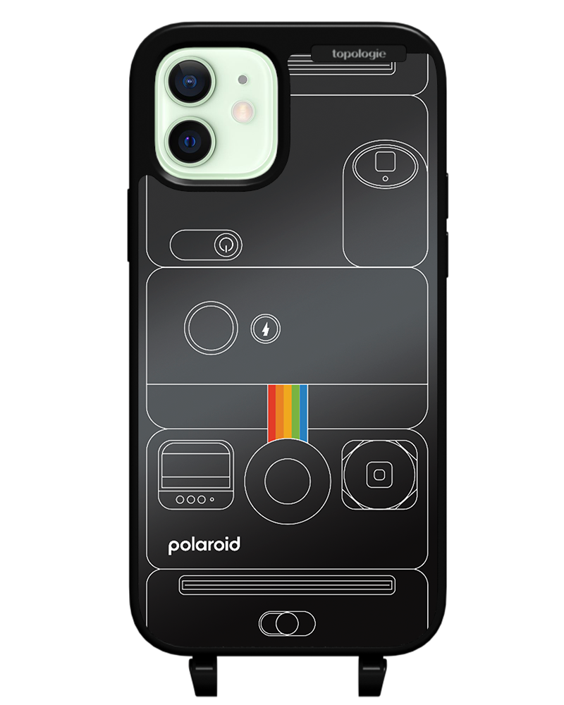 Polaroid x Topologie Bump Phone Case / Matte Black / Black Mirror / Camera Black