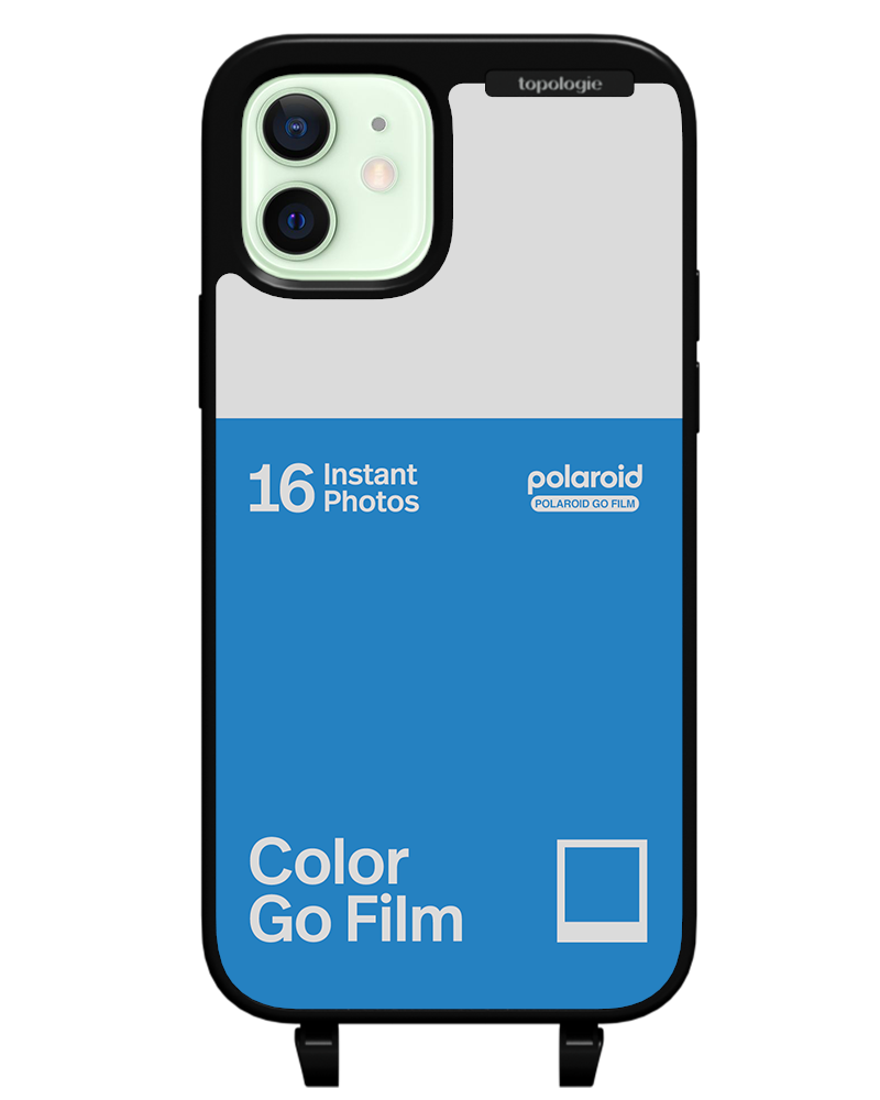Polaroid x Topologie Bump Phone Case / Matte Black / Color Go Film Azure