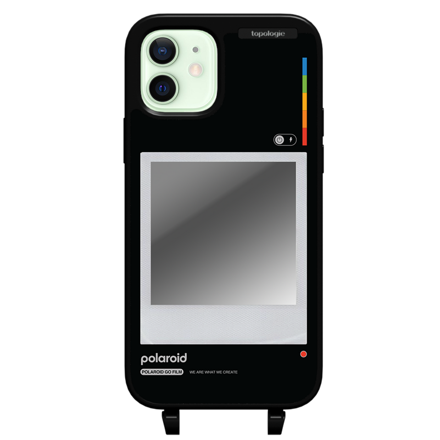 Polaroid x Topologie Bump Phone Case / Matte Black / Silver Mirror / Frame Black