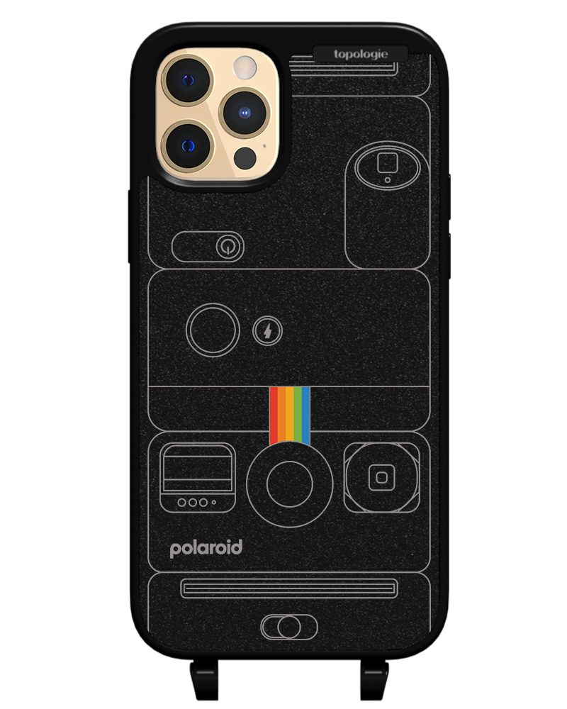 Polaroid x Topologie Bump Phone Case / Matte Black / Camera Black