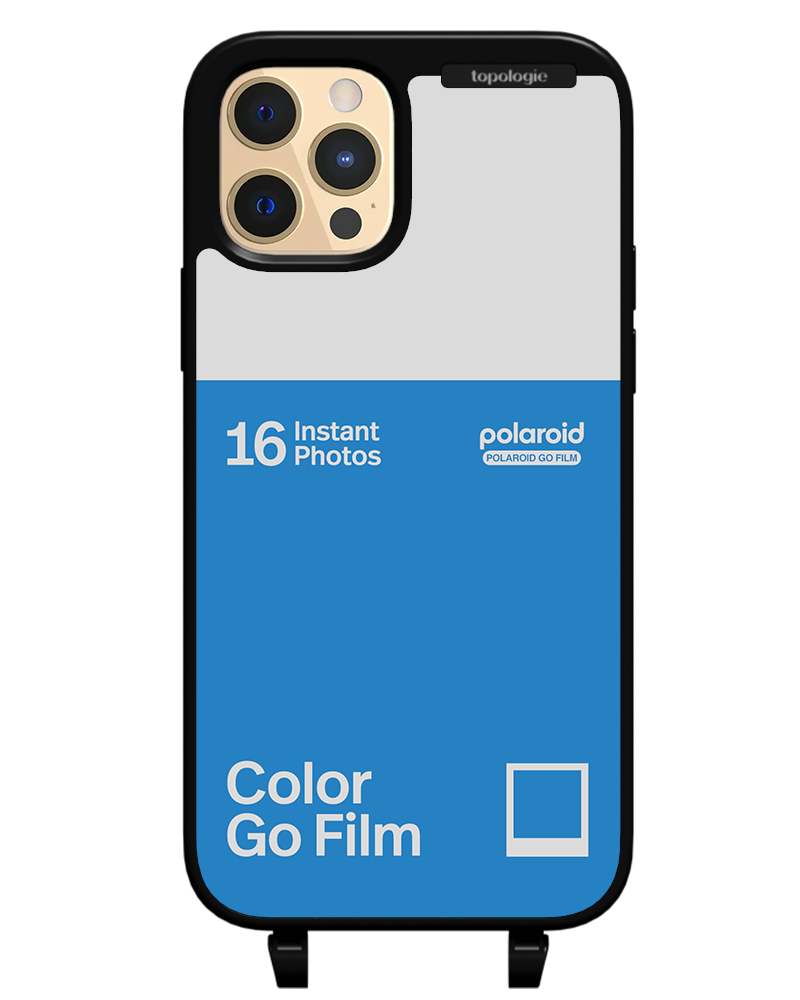Polaroid x Topologie Bump Phone Case / Matte Black / Color Go Film Azure