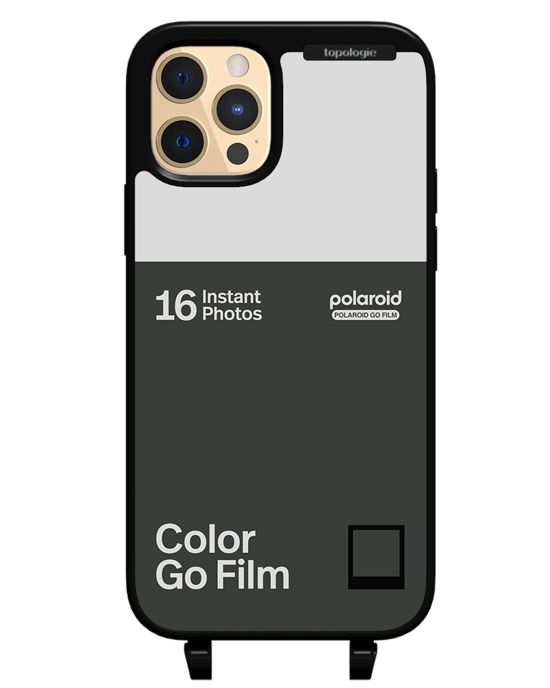 Polaroid x Topologie Bump Phone Case / Matte Black / Color Go Film Black