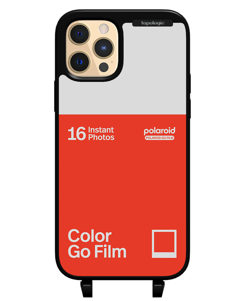 Polaroid x Topologie Bump Phone Case / Matte Black / Color Go Film Chili