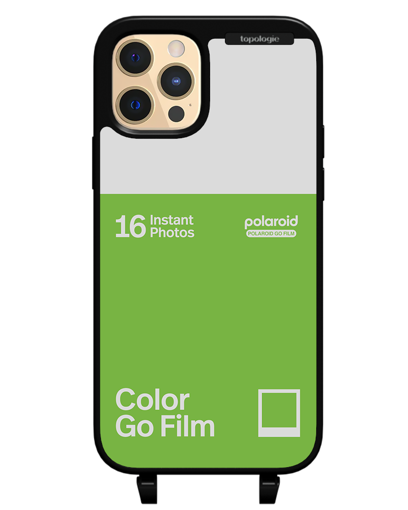 Polaroid x Topologie Bump Phone Case / Matte Black / Color Go Film Spring