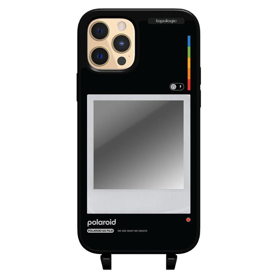 Polaroid x Topologie Bump Phone Case / Matte Black / Silver Mirror / Frame Black