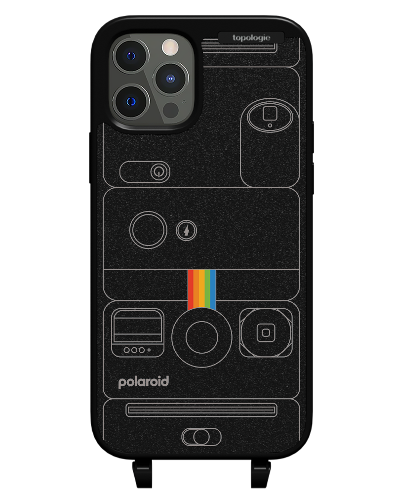 Polaroid x Topologie Bump Phone Case / Matte Black / Camera Black
