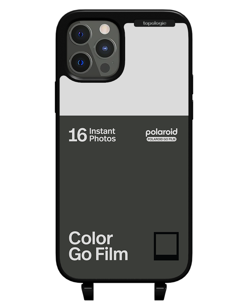 Polaroid x Topologie Bump Phone Case / Matte Black / Color Go Film Black