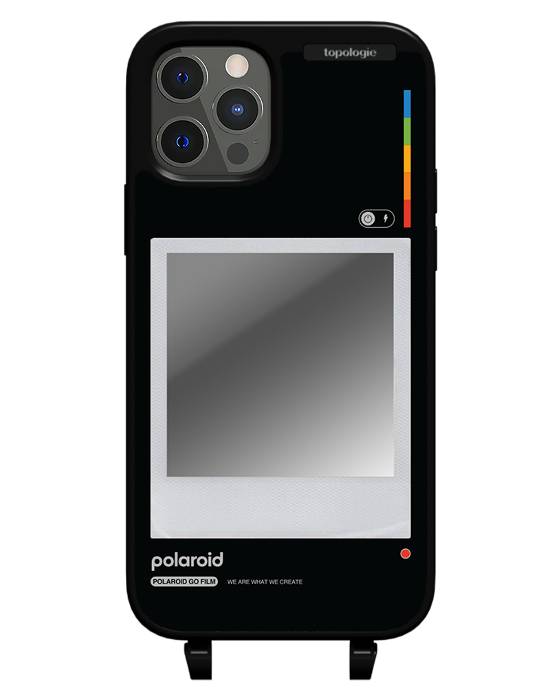 Polaroid x Topologie Bump Phone Case / Matte Black / Silver Mirror / Frame Black