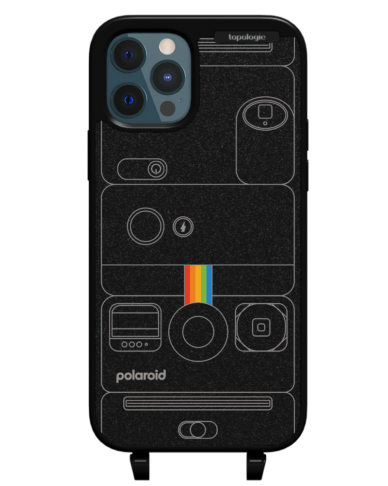 Polaroid x Topologie Bump Phone Case / Matte Black / Camera Black