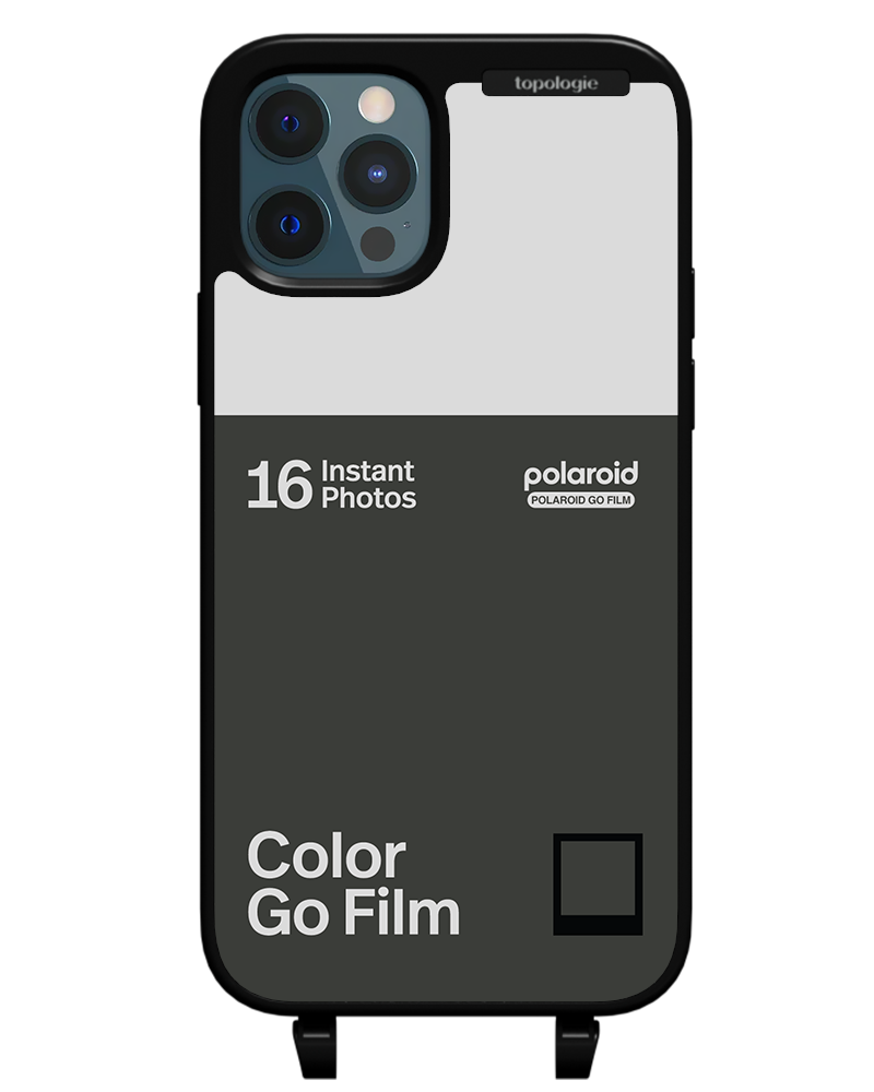 Polaroid x Topologie Bump Phone Case / Matte Black / Color Go Film Black