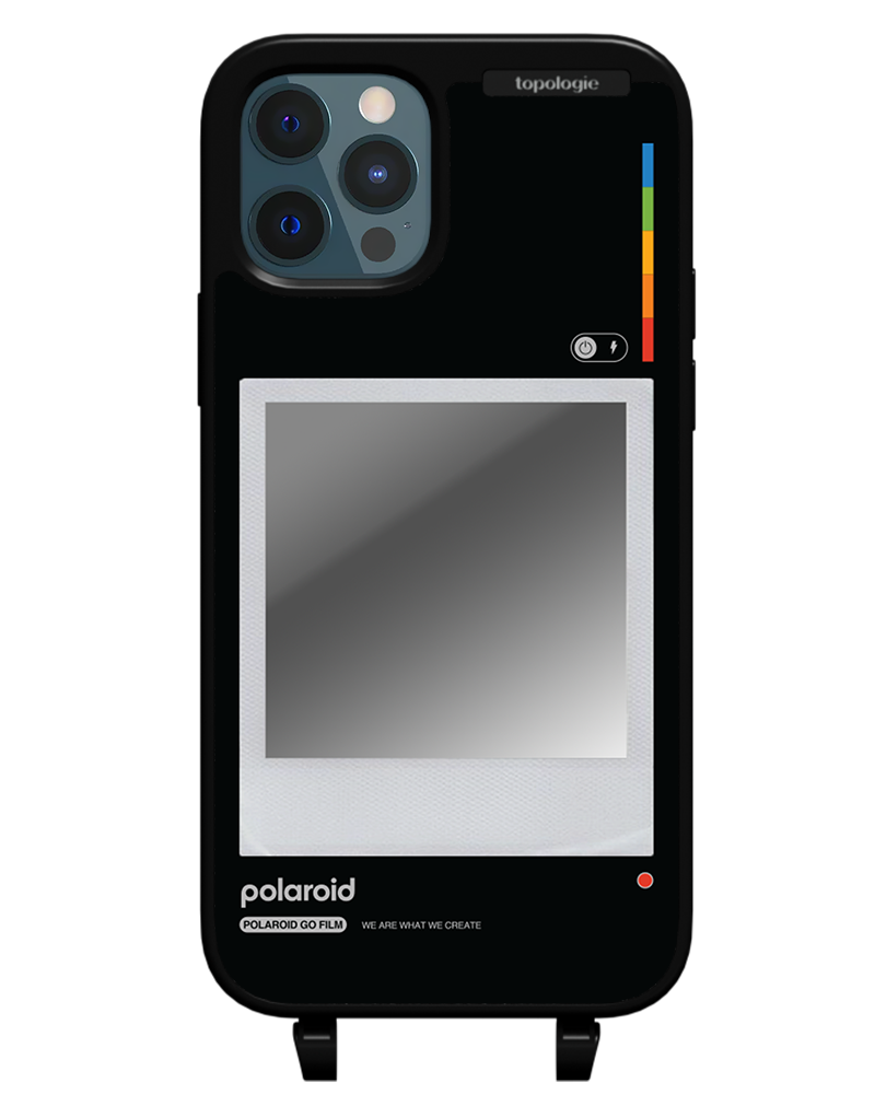 Polaroid x Topologie Bump Phone Case / Matte Black / Silver Mirror / Frame Black
