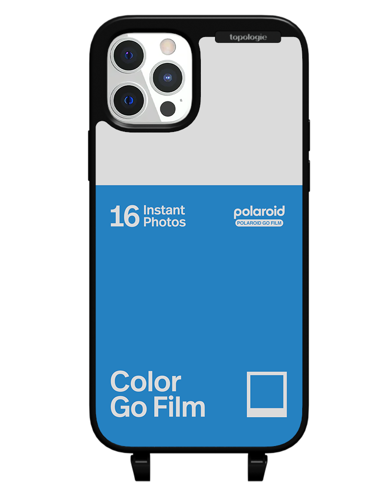Polaroid x Topologie Bump Phone Case / Matte Black / Color Go Film Azure