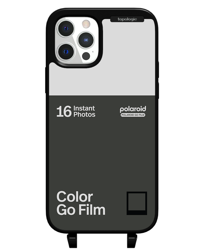 Polaroid x Topologie Bump Phone Case / Matte Black / Color Go Film Black