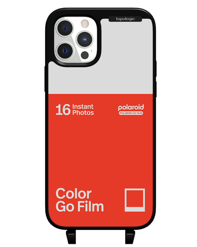 Polaroid x Topologie Bump Phone Case / Matte Black / Color Go Film Chili