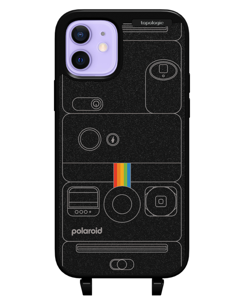 Polaroid x Topologie Bump Phone Case / Matte Black / Camera Black