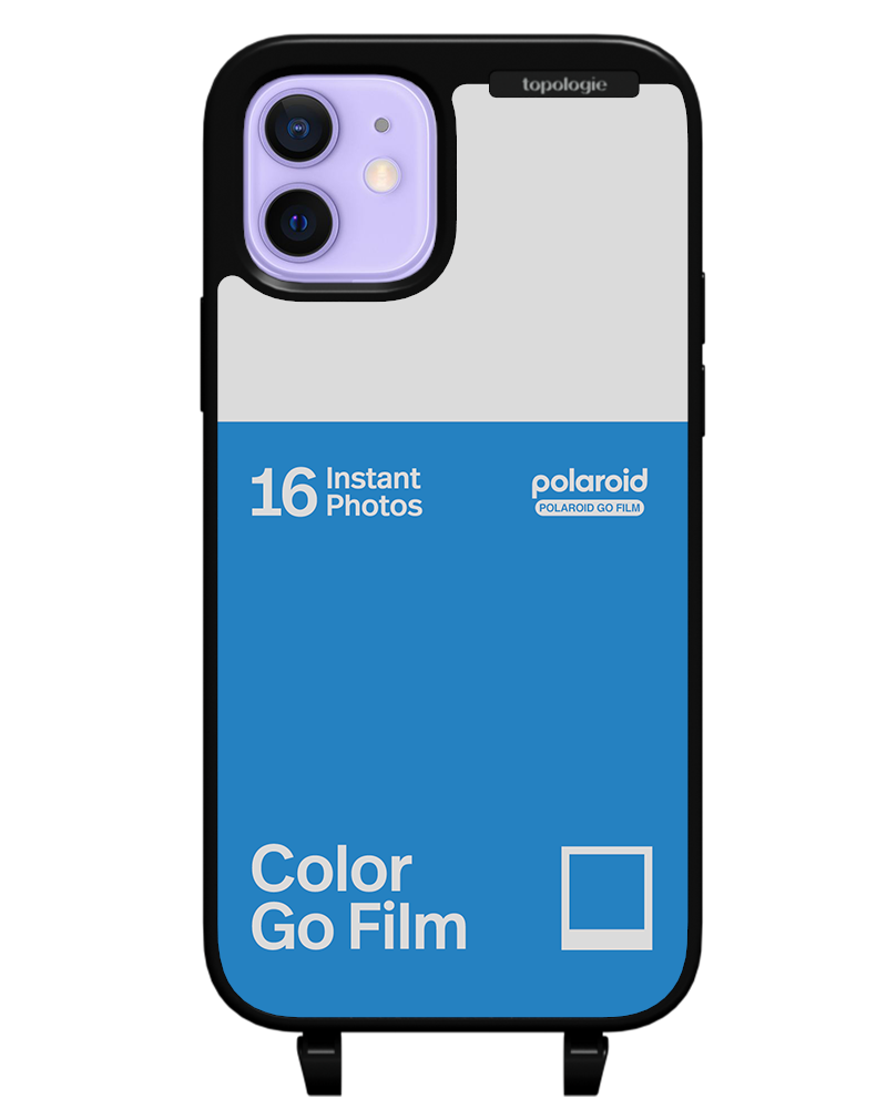 Polaroid x Topologie Bump Phone Case / Matte Black / Color Go Film Azure