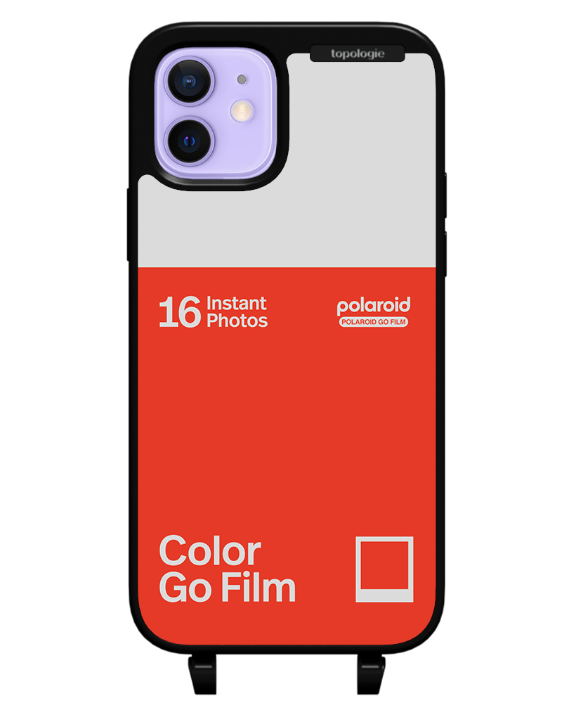 Polaroid x Topologie Bump Phone Case / Matte Black / Color Go Film Chili