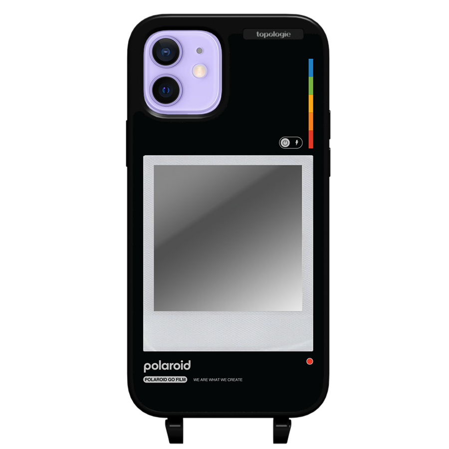 Polaroid x Topologie Bump Phone Case / Matte Black / Silver Mirror / Frame Black