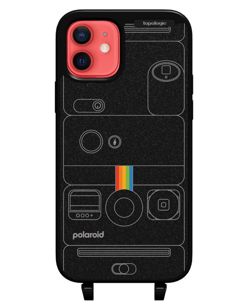 Polaroid x Topologie Bump Phone Case / Matte Black / Camera Black