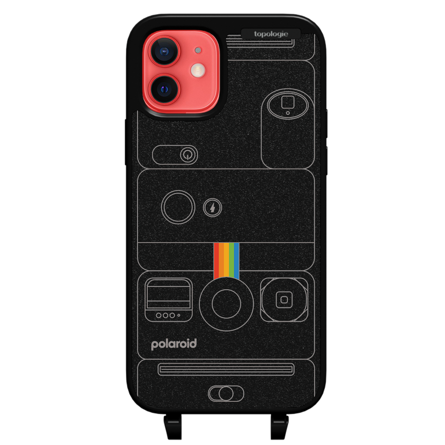 Polaroid x Topologie Bump Phone Case / Matte Black / Camera Black