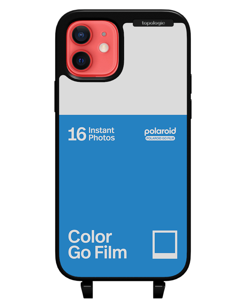 Polaroid x Topologie Bump Phone Case / Matte Black / Color Go Film Azure