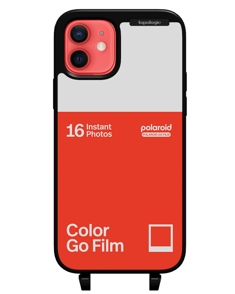 Polaroid x Topologie Bump Phone Case / Matte Black / Color Go Film Chili
