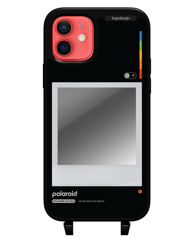 Polaroid x Topologie Bump Phone Case / Matte Black / Silver Mirror / Frame Black