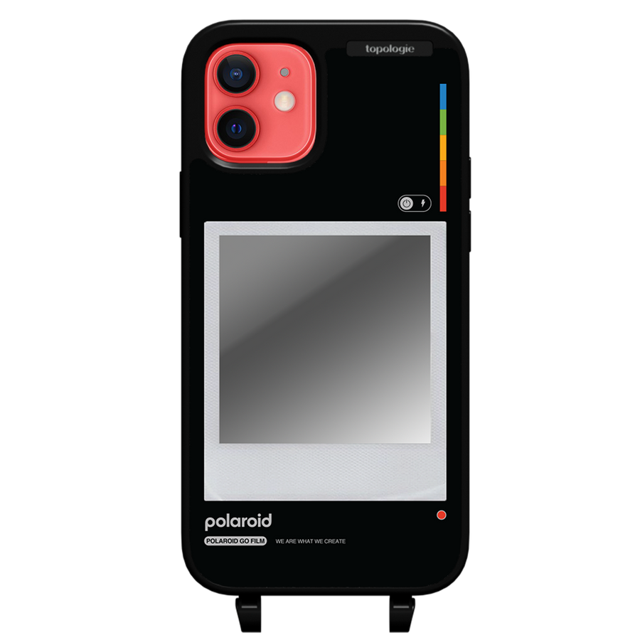 Polaroid x Topologie Bump Phone Case / Matte Black / Silver Mirror / Frame Black