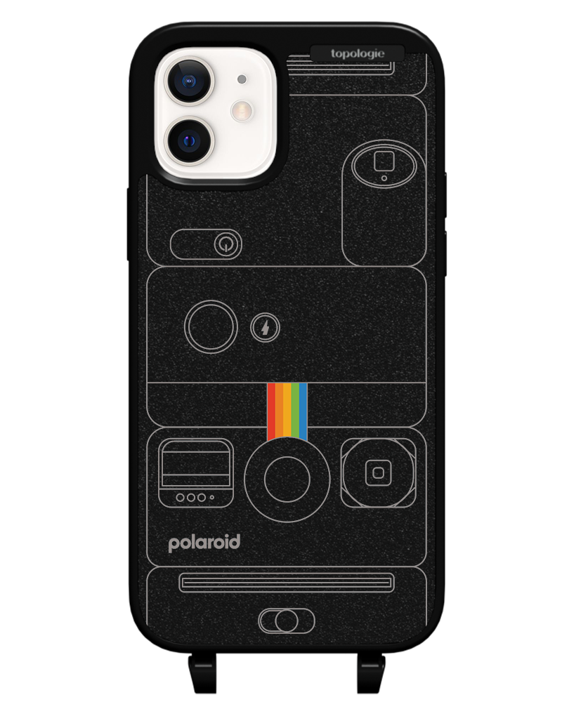Polaroid x Topologie Bump Phone Case / Matte Black / Camera Black