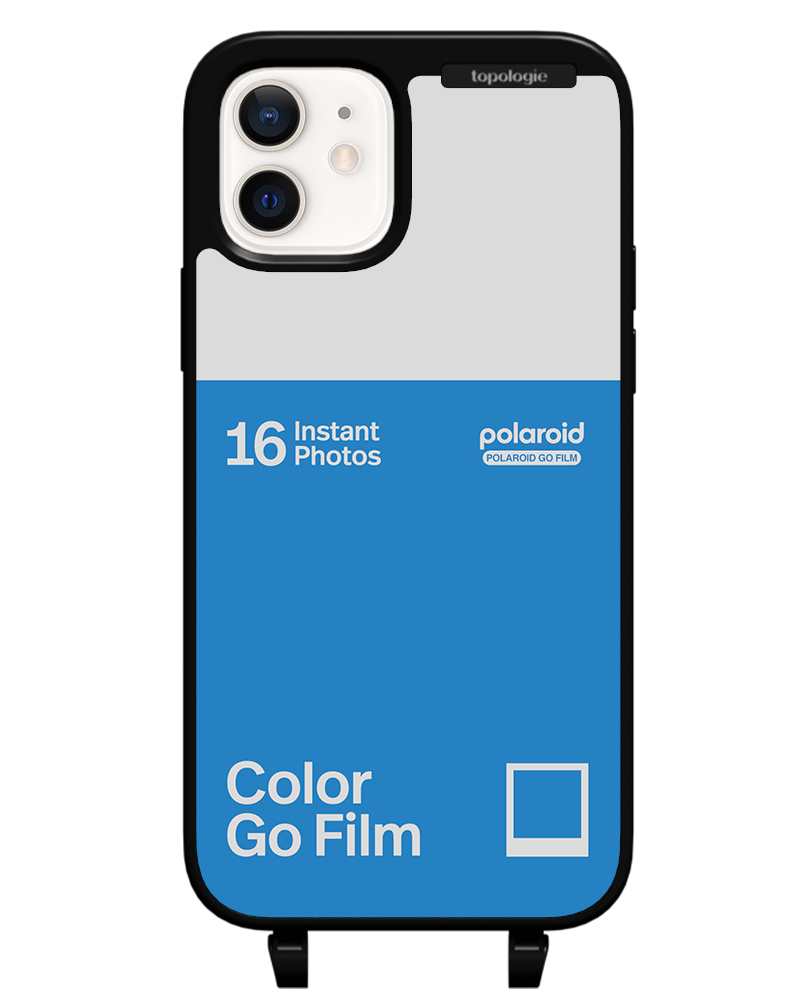 Polaroid x Topologie Bump Phone Case / Matte Black / Color Go Film Azure