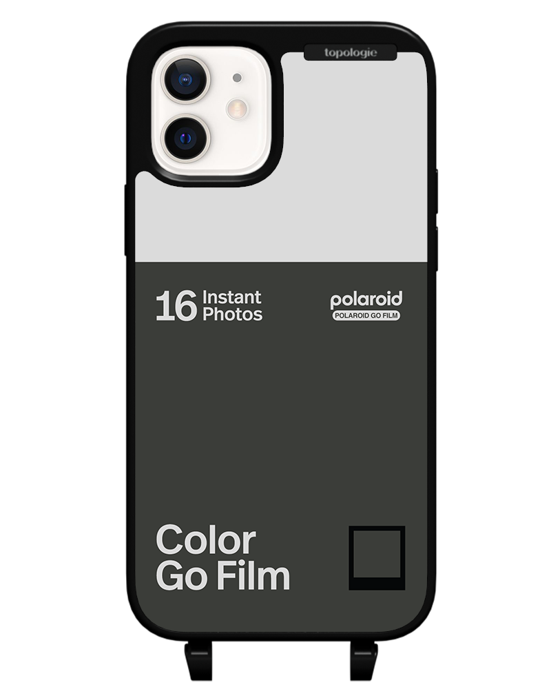 Polaroid x Topologie Bump Phone Case / Matte Black / Color Go Film Black
