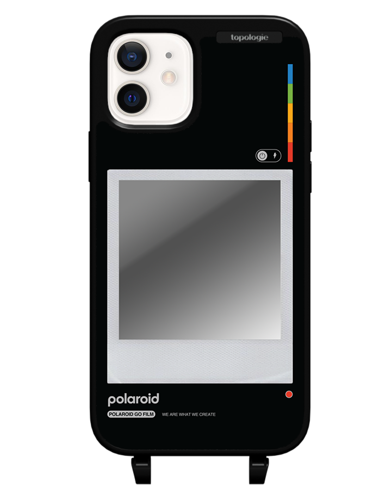 Polaroid x Topologie Bump Phone Case / Matte Black / Silver Mirror / Frame Black