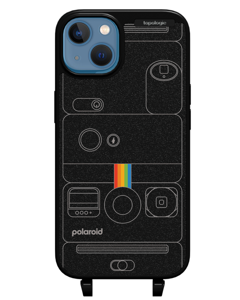 Polaroid x Topologie Bump Phone Case / Matte Black / Camera Black