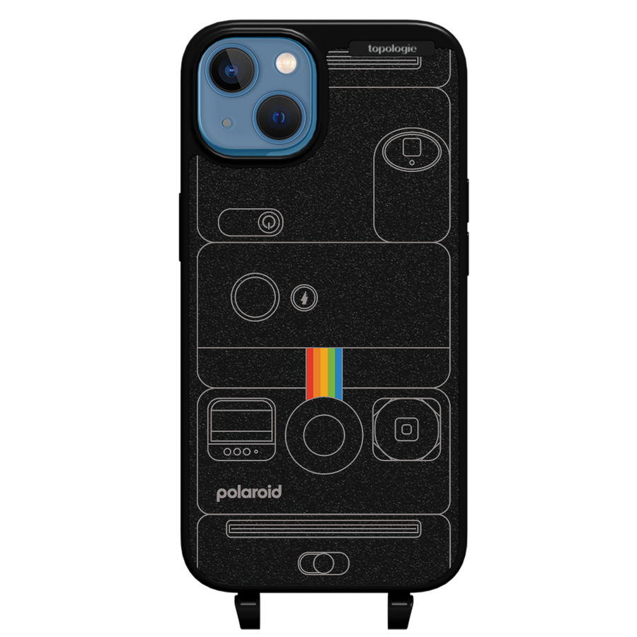 Polaroid x Topologie Bump Phone Case / Matte Black / Camera Black