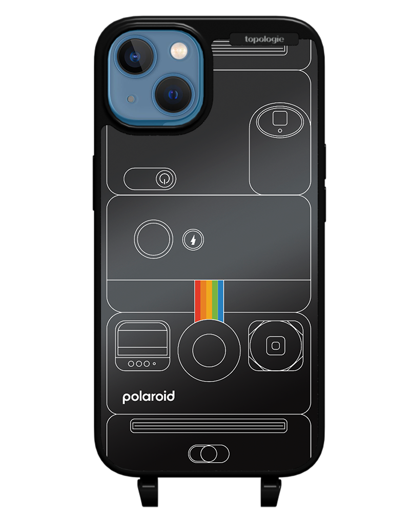 Polaroid x Topologie Bump Phone Case / Matte Black / Black Mirror / Camera Black
